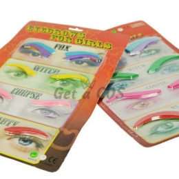 Halloween Makeup Colored Eyebrows