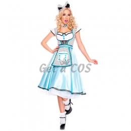Halloween Costumes Alice In Wonderland Princess Maid Cos Clothes