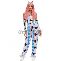 Funny Halloween Costumes Clown Amusement Park