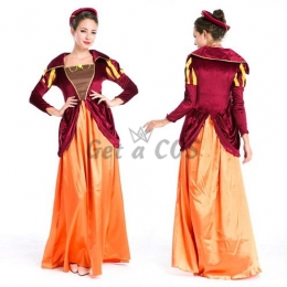 Halloween Costumes Retro Court Ball Dress