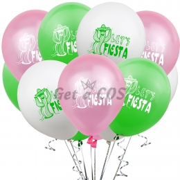 Holiday Decor Cactus Latex Balloon