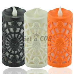 Halloween Decorations Spider Web Candle