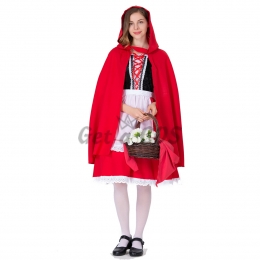 Halloween Costume Little Red Riding Hood With Cape
