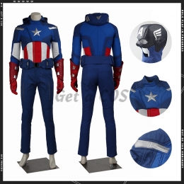 Captain America Costumes Avengers 1 Cosplay - Customized