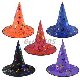 Halloween Decorations Golden Witch Hat