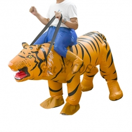 Inflatable Costumes Riding Tiger Shape