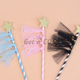 Birthdays Decoration Pentagram Insert Card