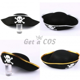 Halloween Decorations Pirate Captain Hat
