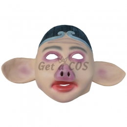 Halloween Decorations Pig Bajie Mask