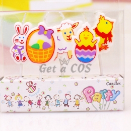 Birthdays Decoration Sheep And Chicks Candle