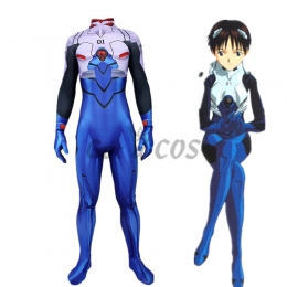 Anime Halloween Costumes EVA Ikari Shinji