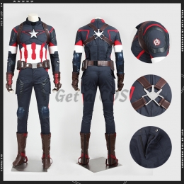 Captain America Costumes Avengers 2 Age of Ultron - Customized
