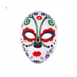 Holiday Decorations Day Of The Dead Clown Mask
