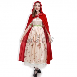 Halloween Costumes Little Red Riding Hood Maid Dress