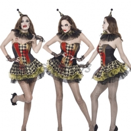 Scary Halloween Costumes Clown Vampire Dress