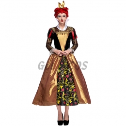 Women Halloween Fairy Tale The Queen Of Fantasy Wonderland Vintage Court Style