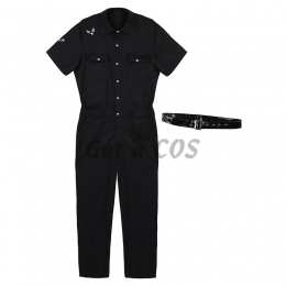 Military Costumes For Kids Adults Retro Pilot Suit