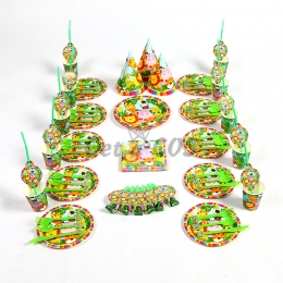 Tableware Cartoon Zoo Printing Kit