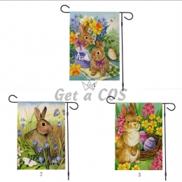 Garden Flags Easter Egg Pattern Printing
