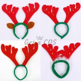 Christmas Decorations Antler Feather Headdress