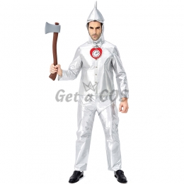Family Halloween The Wizard Of Oz Costumes Tin Man Style