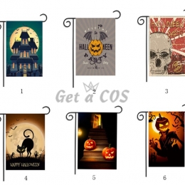 Halloween Decorations Skull Pattern Printing