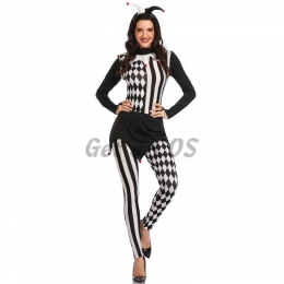 Women Halloween Costumes Clown Soul Clothes