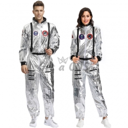 Couples Halloween Costumes Silver Earth Spacesuit