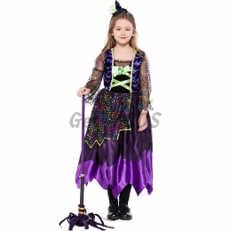 Cute Witch Magic Skirt Girl Costume
