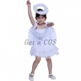 Girls Halloween Costumes Wave Angel Dress