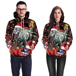 Couples Halloween Costumes Dinosaur Christmas Print