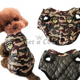 Pet Halloween Costumes Camouflage Coat