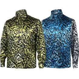 Men Halloween Costumes Tiger King Cos Shirt