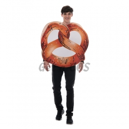 Adults Halloween Costumes Pretzel Sponge Clothes