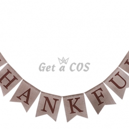 Holiday Decor Maple Leaf linen Pull The Flag