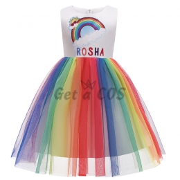 Anime Costumes for Halloween Rainbow Dress