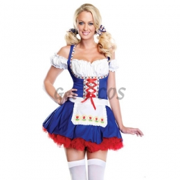 Women Halloween Costumes Beer Uniform