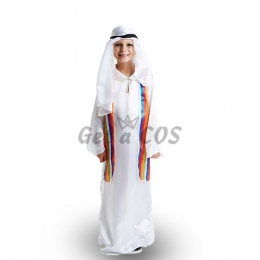 Arabian Costume for Kids Rainbow Print Cosplay