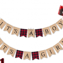 Holiday Decor Lumberjack Pull The Flag