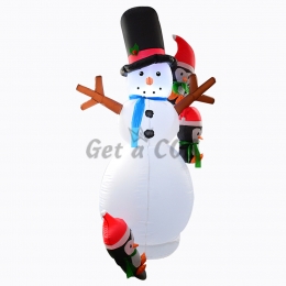 Inflatable Costumes Snowman Penguin Courtyard