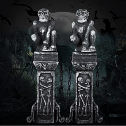 Halloween Decorations Foam Monster Stone Pillar