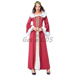 Women Halloween Renaissance Costumes Royal Palace Wind
