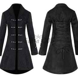 Women Halloween Costumes Medieval Vintage Jacquard