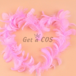 Birthdays Decoration Heart Shaped Feather