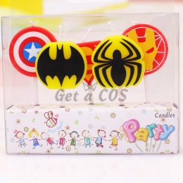 Birthdays Decoration Hero Logo Candles