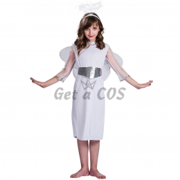 Angel Halloween Costumes White Fairy Dress