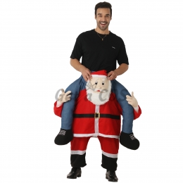 Funny Halloween Costumes Santa Claus Back Pants