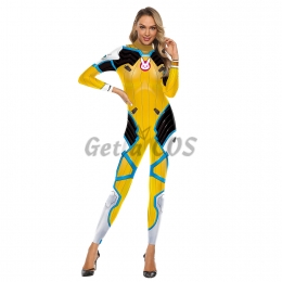 Women Halloween Costumes Overwatch D.VA Print