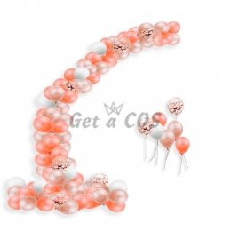 Wedding Decorations Rose Gold Balloon Kit