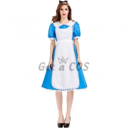 Alice in Wonderland Tea Party Blue Women Costume